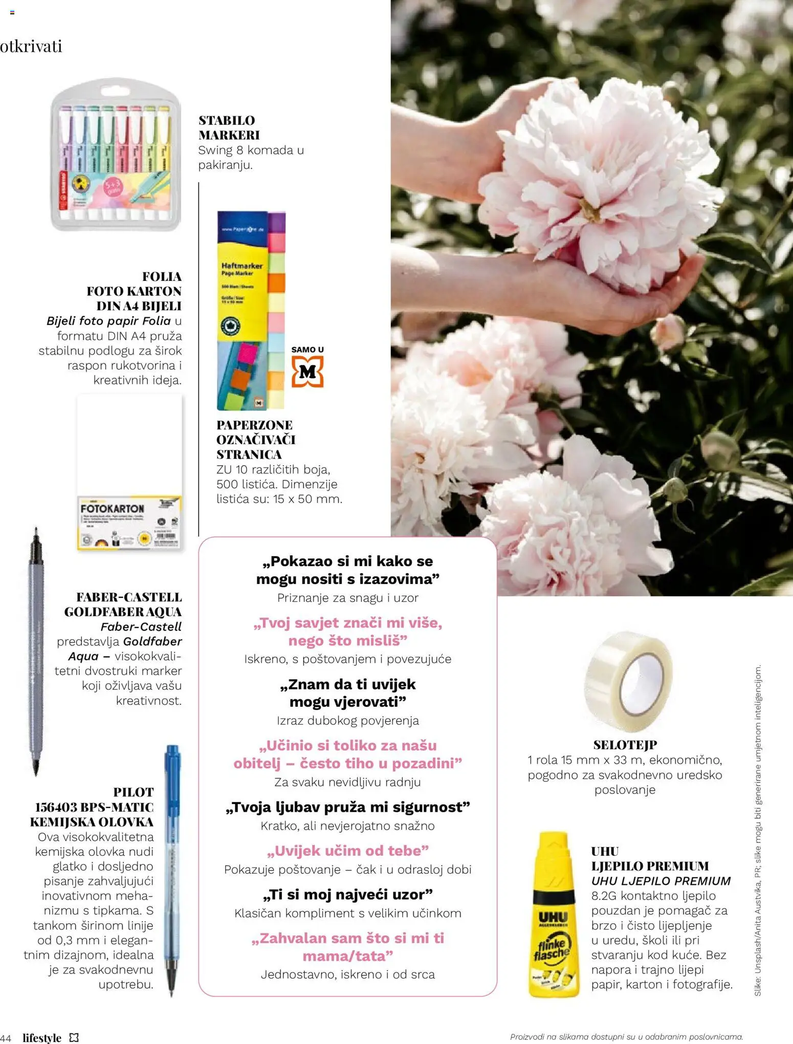 Müller katalog | vrijedi od 01.07.2026 | Stranica: 44 | Proizvodi: Ljepilo, Kemijska olovka