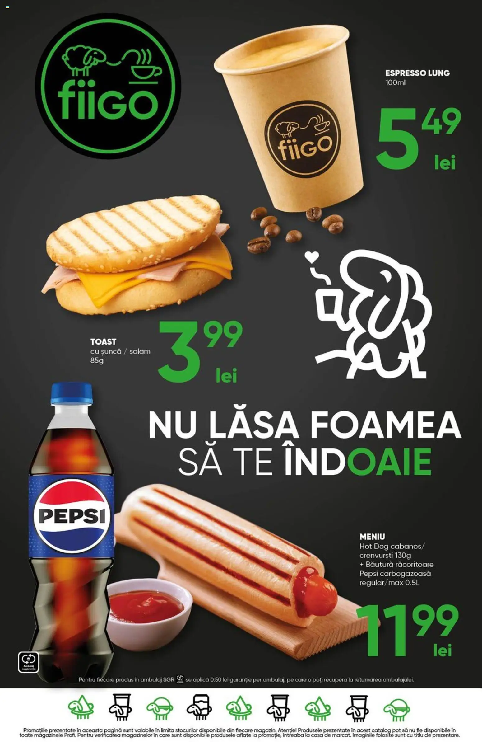 Noul catalog Profi – valabil de la 15.10.2026 | Pagină: 16 | Produse: Aplică, Bautura racoritoare, Crenvurști, Salam