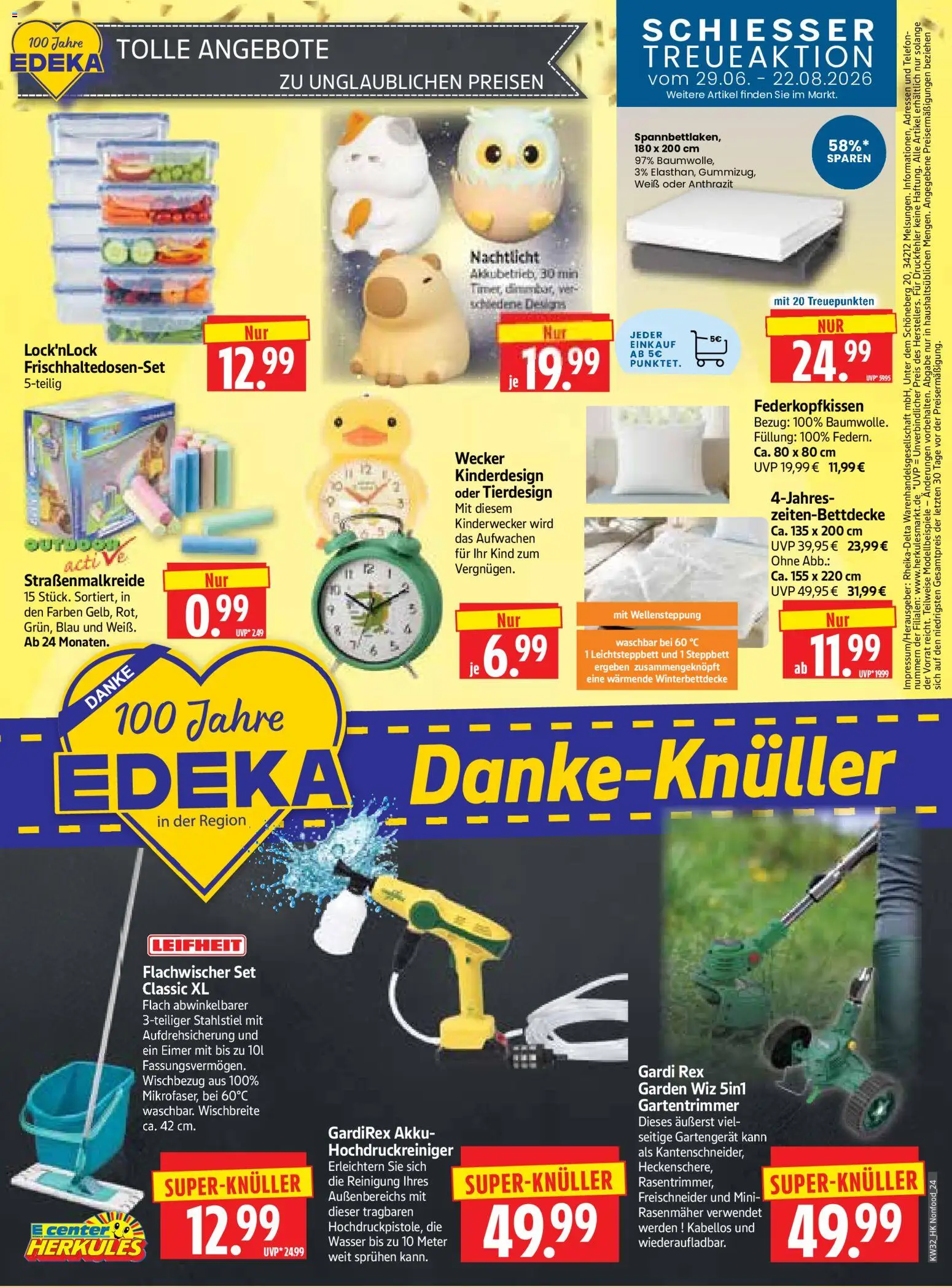 HERKULES Prospekt – gültig ab 03.08.2026 | Seite: 24 | Produkte: Wasser, Hochdruckreiniger, Telefon, Wecker