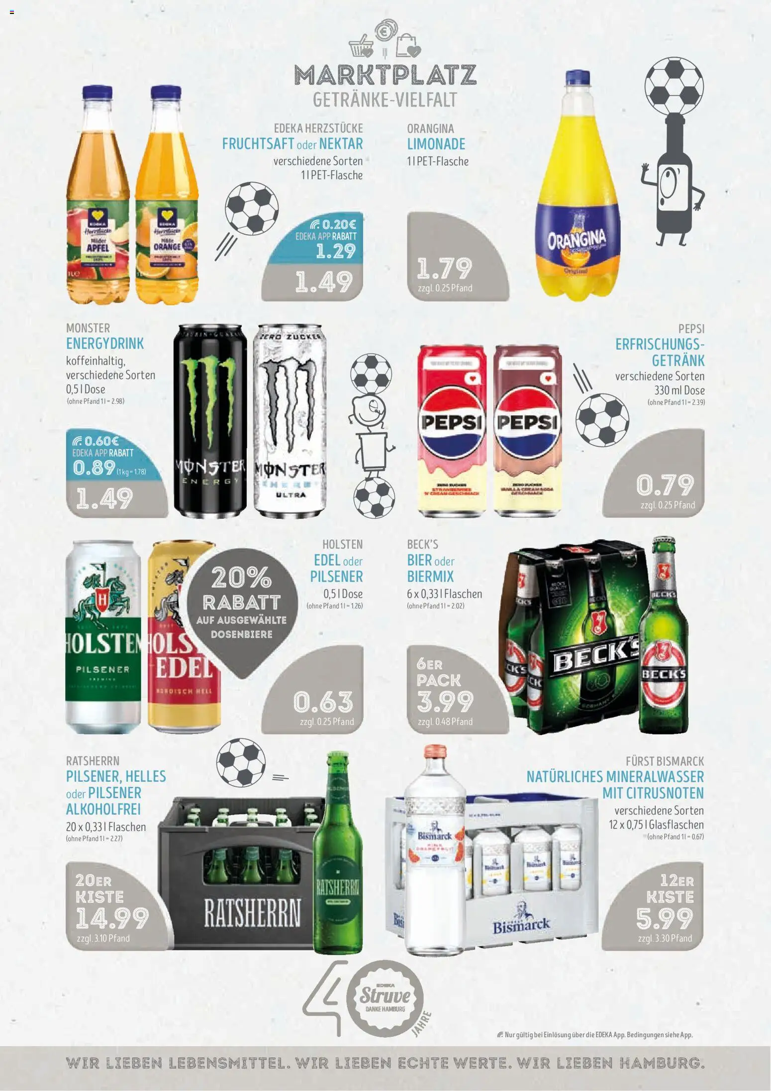 Edeka Struve Prospekt – gültig ab 22.06.2026 | Seite: 11 | Produkte: Äpfel, Holsten, Monster, Zucker