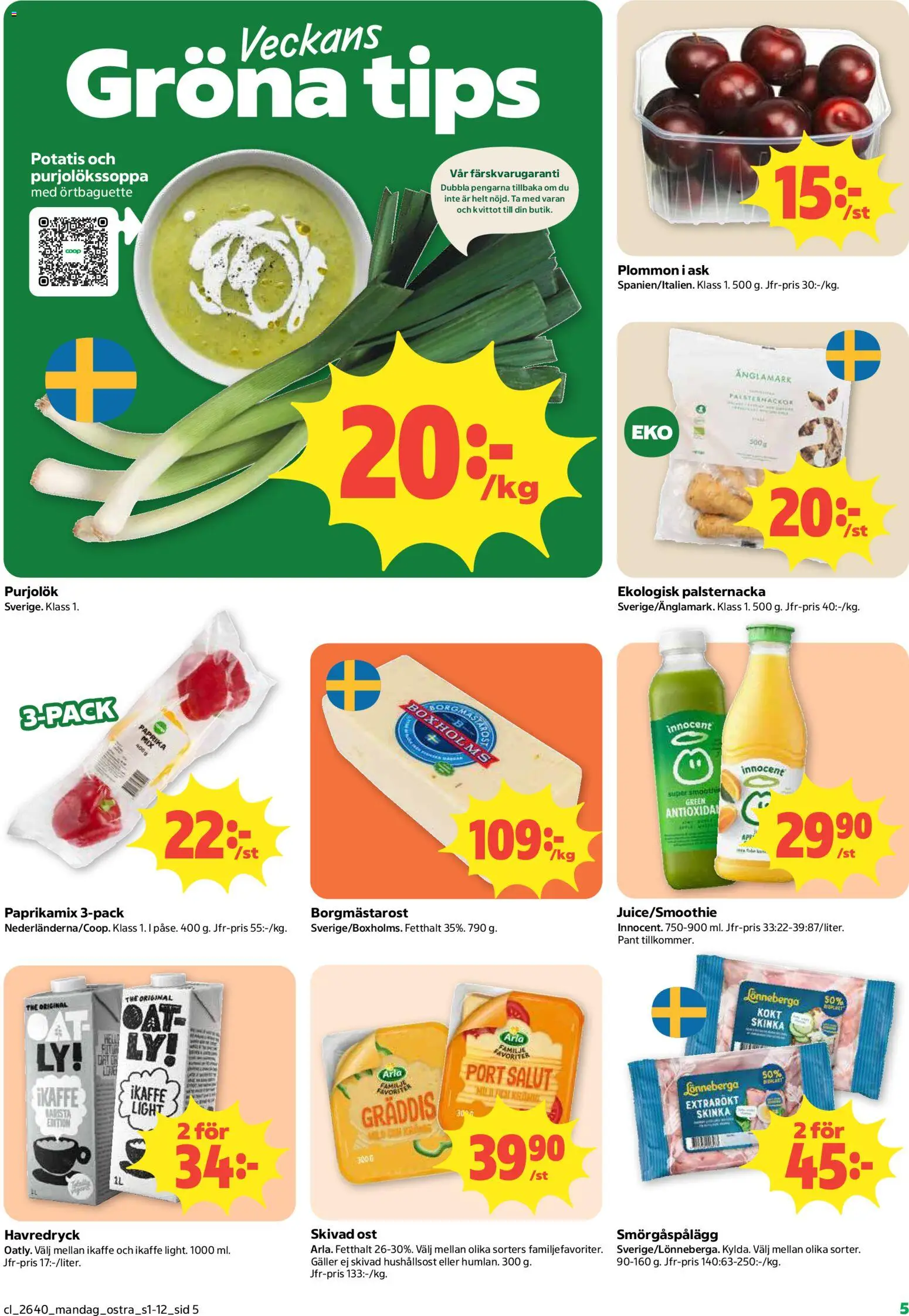 Coop Daglivs reklamblad aktuell från 28/09/2026 | Sida: 5