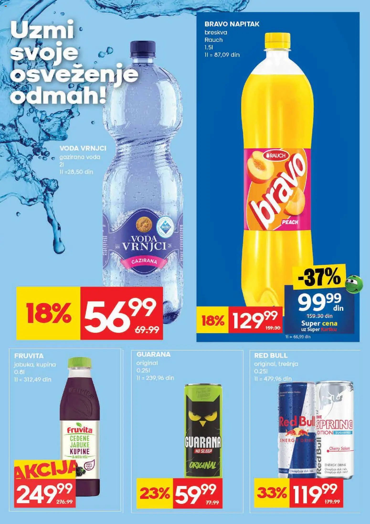 Roda katalog - važi od 07.05.2026 | Strana: 25 | Proizvode: Kupina, Guarana, Red Bull, Breskva