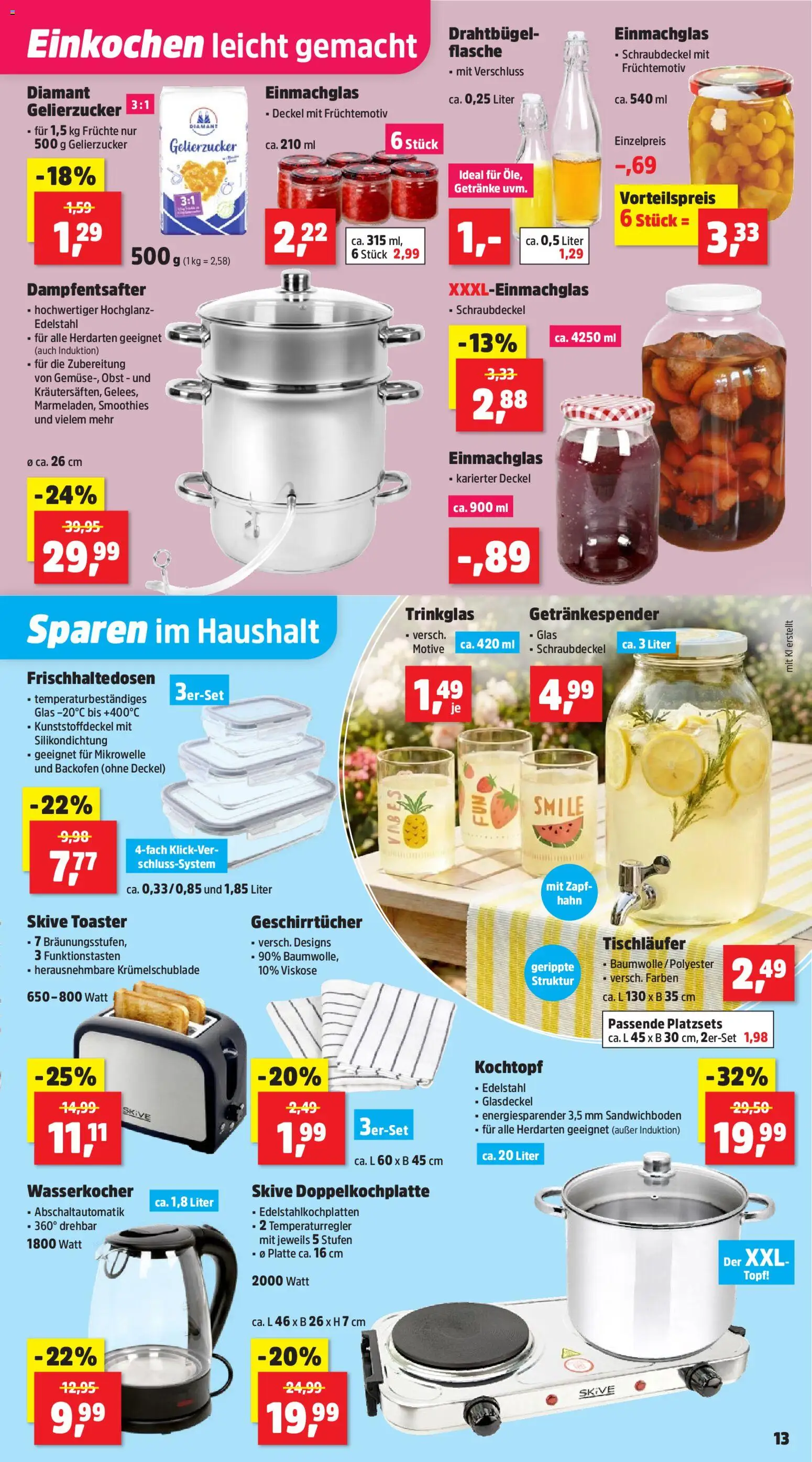Thomas Philipps Prospekt – gültig ab 04.05.2026 | Seite: 17 | Produkte: Wasserkocher, Toaster, Obst, Backofen
