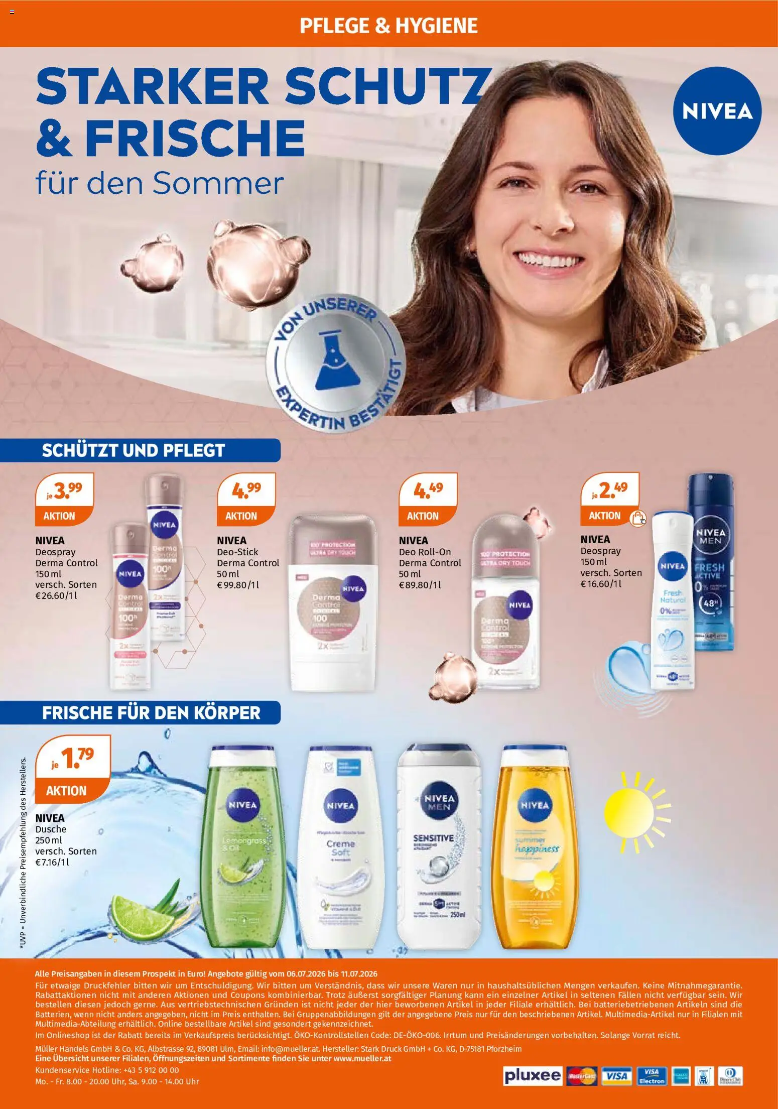 Müller Nivea Angebote gültig ab 06.07.2026 | Seite: 4