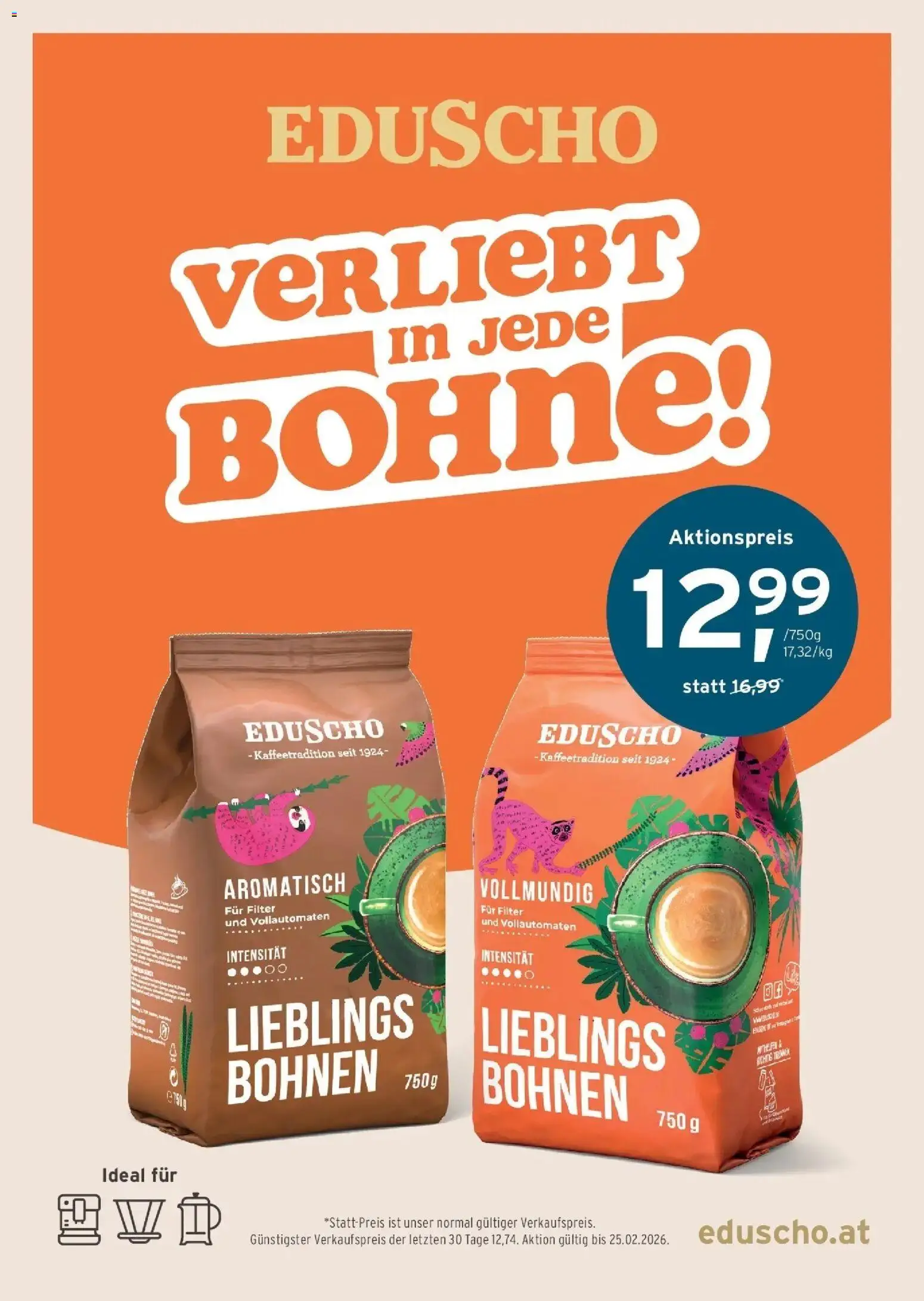 Tchibo Eduscho Tchibo Magazin gültig ab 25.02.2026 | Seite: 17 | Produkte: Bohne