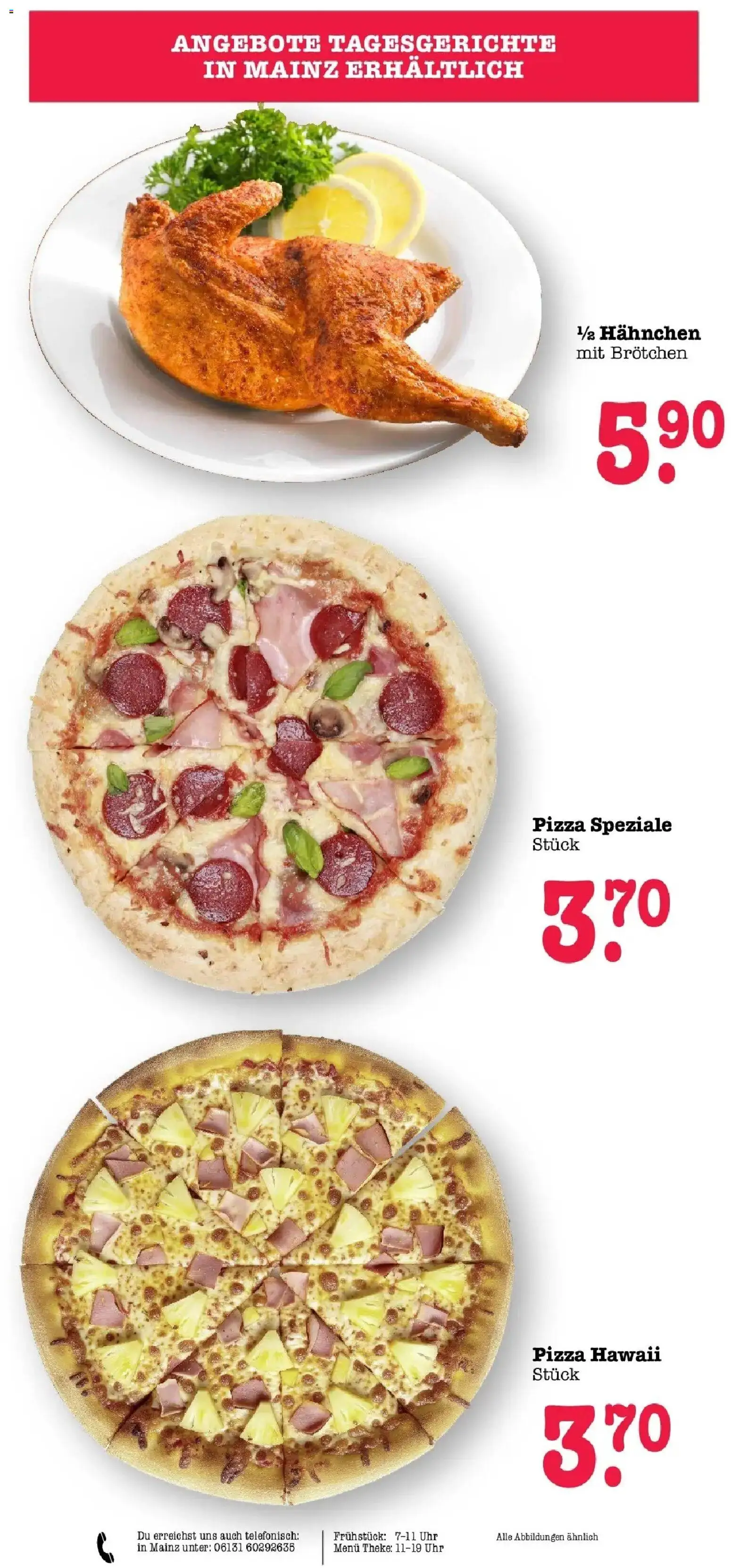 Edeka Prospekt Mainz-Weisenau (ab 07.09.2026) » Angebote Online | Seite: 13 | Produkte: Hahnchen, Theke, Pizza, Uhr