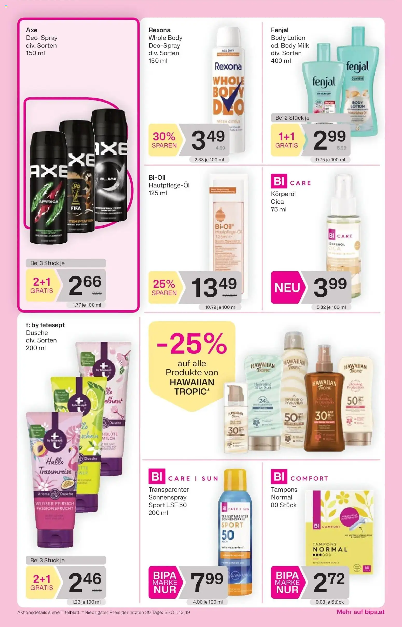 Bipa Linz, Wien, Güssing gültig ab 30.04.2026 | Seite: 8 | Produkte: Pfirsich, Dusche, Milch