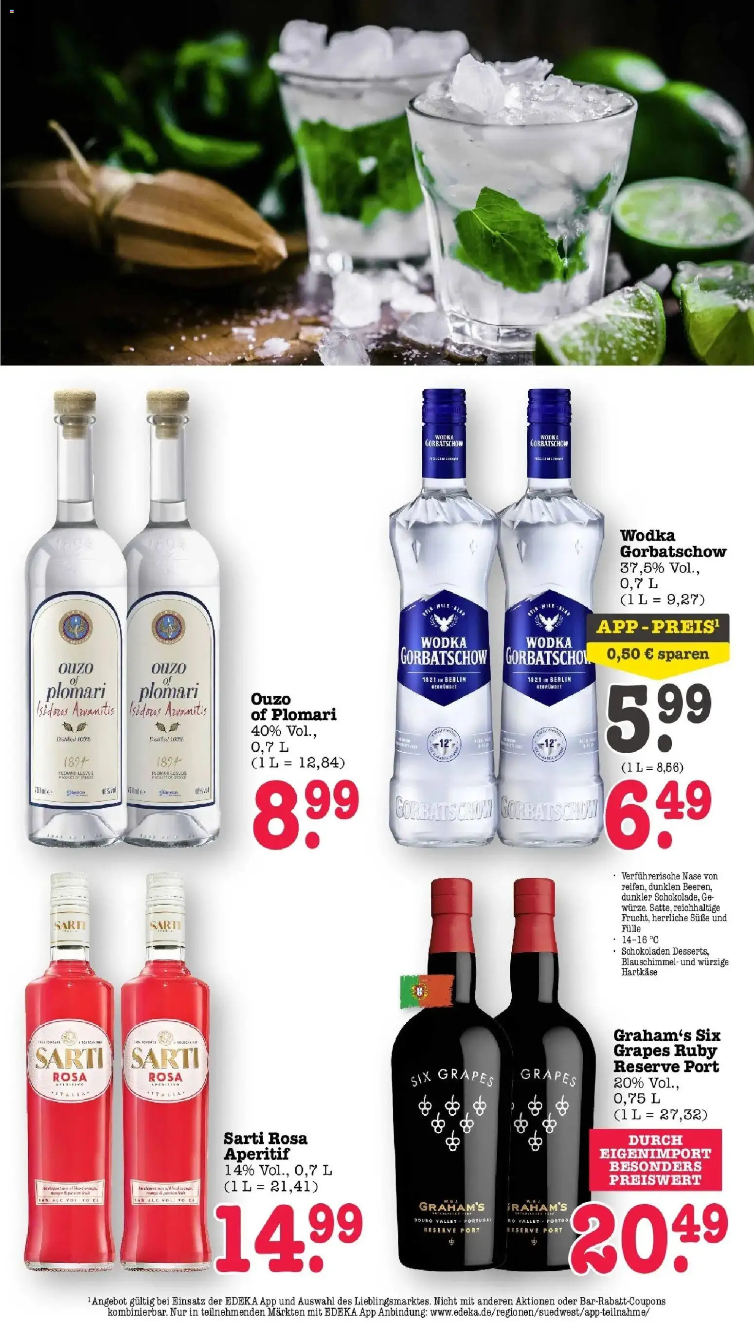 Marktkauf Prospekt Wörth Am Rhein (ab 19.10.2026) » Angebote online | Seite: 59 | Produkte: Ouzo, Wodka gorbatschow, Wodka, Ouzo plomari