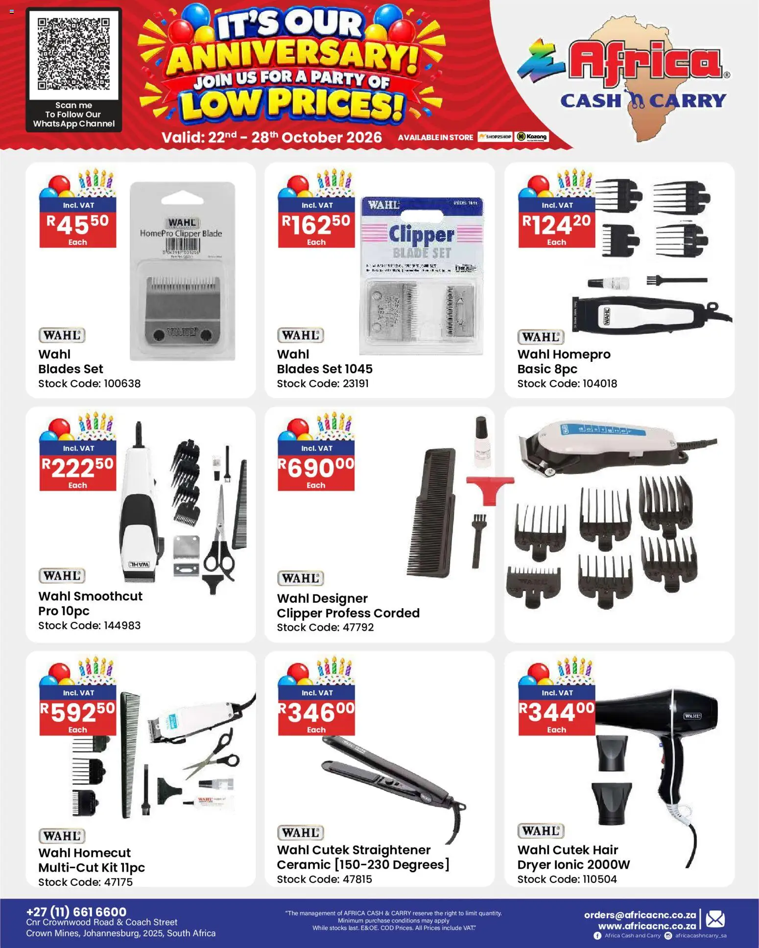 New Africa Cash & Carry catalogue – valid from 22/10/2026 | Page: 130