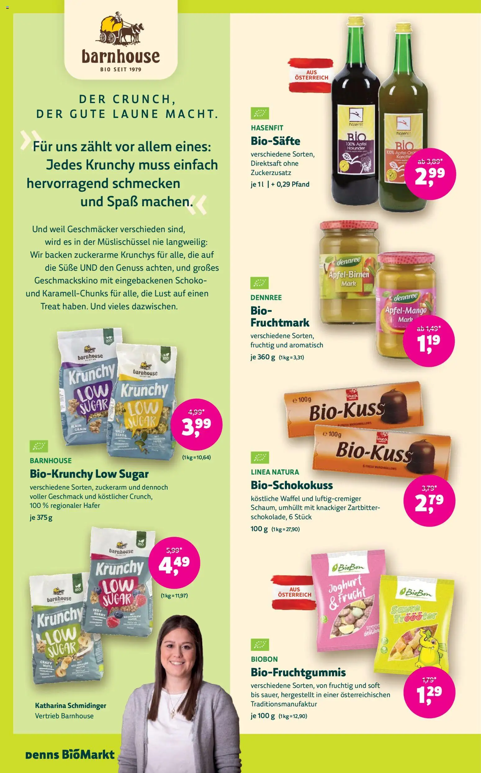 Denns BioMarkt Angebote gültig ab 23.09.2026 | Seite: 12 | Produkte: Karotte, Waffel, Joghurt, Äpfel
