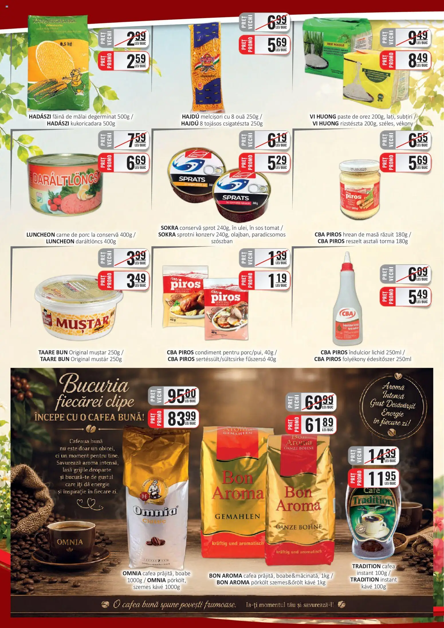 Noul catalog CBA – valabil de la 16.08.2026 | Pagină: 4 | Produse: Masă, Ouă, Orez, Sos
