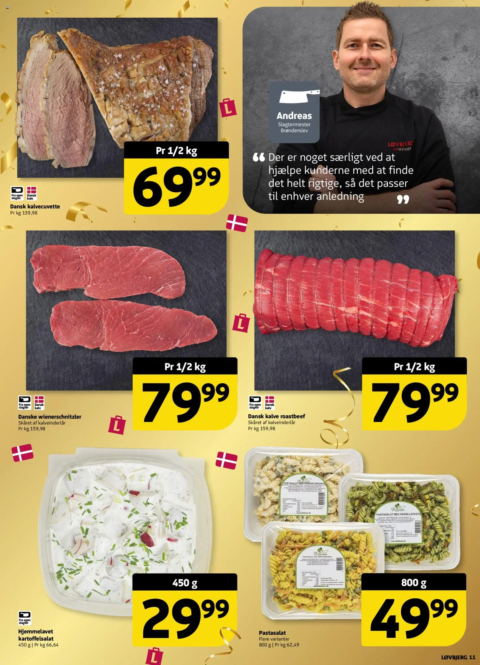 Løvbjerg tilbudsavis – gyldig fra 06.06.2026 | Side: 11 | Produkter: Máscara bucal, Kartoffelsalat, Roastbeef