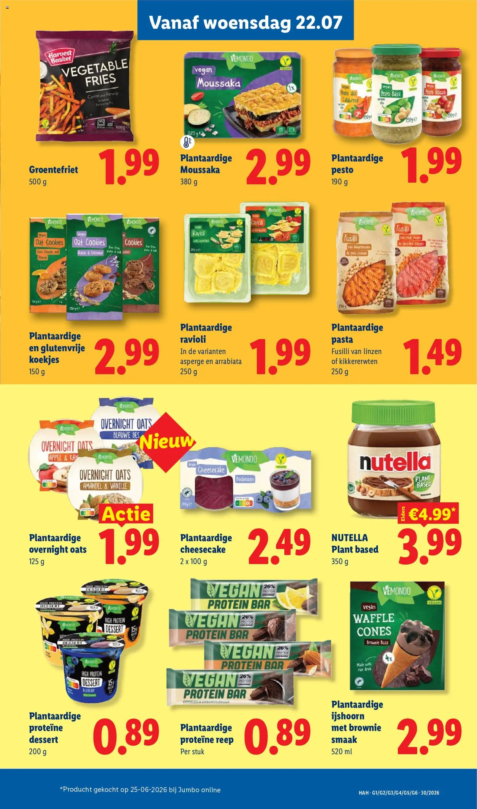 {H1} | Pagina: 20 | Producten: Proteïne, Koekjes, Appel, Bosbessen