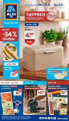 Aldi Süd Prospekt ab 31.08.2026 gültig