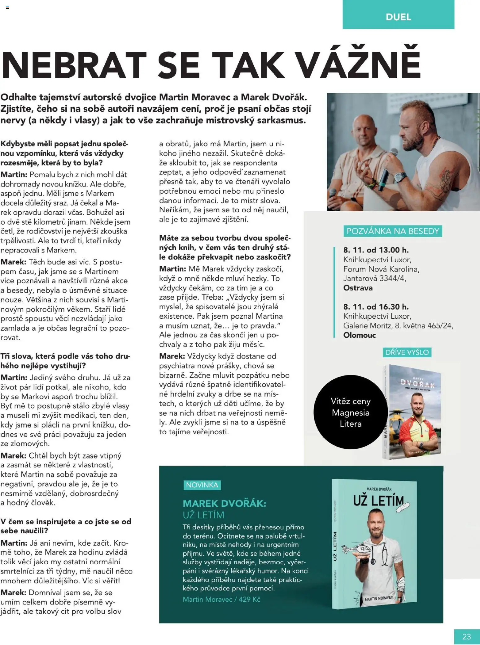 Knižní klub magazín od 01.10.2026 | Strana: 23 | Produkty: Magnesia, Miš