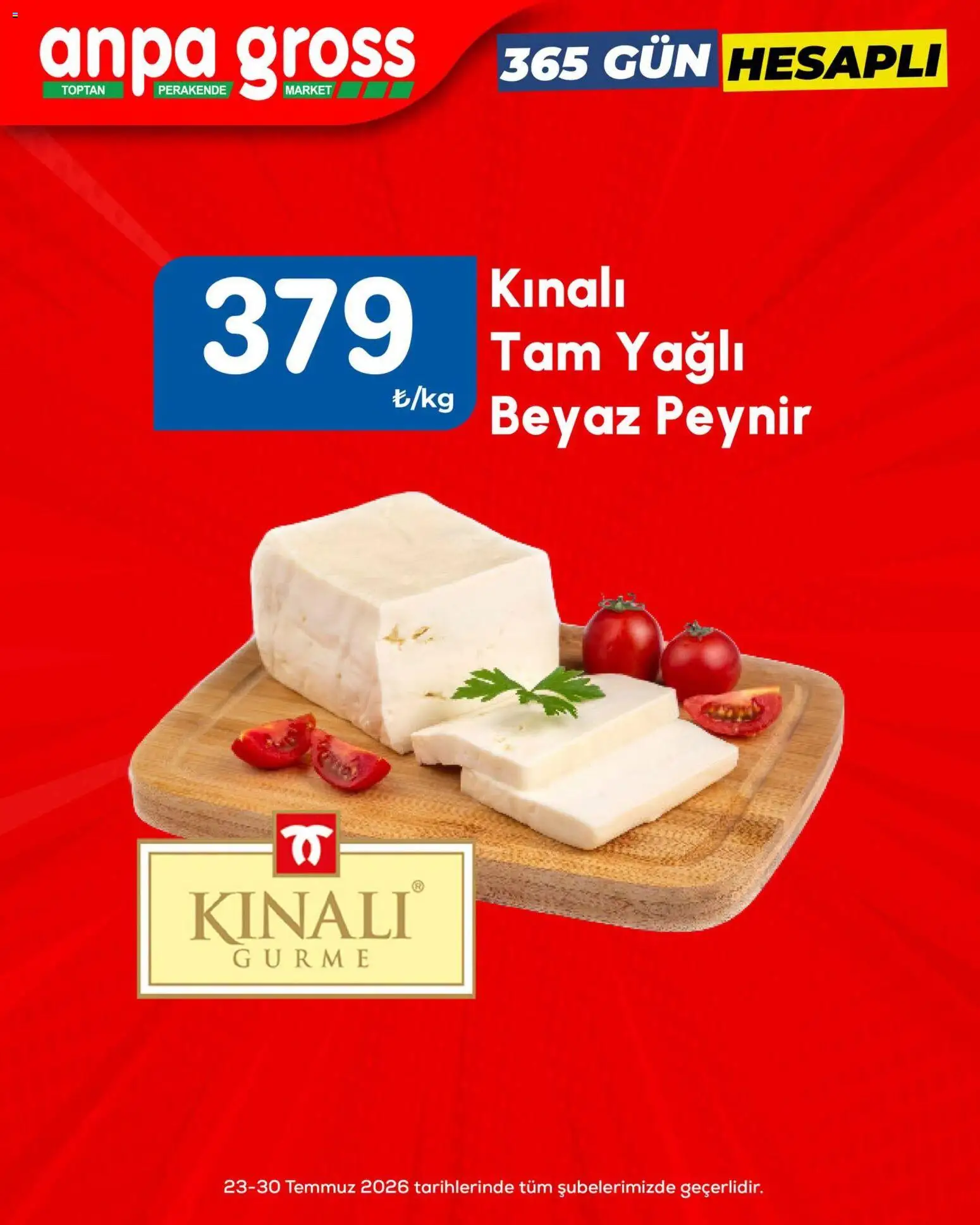 Anpa Gross Katalog - 23 Temmuz 2026 tarihinden itibaren geçerlidir | Sayfa: 1 | Ürünler: Peynir