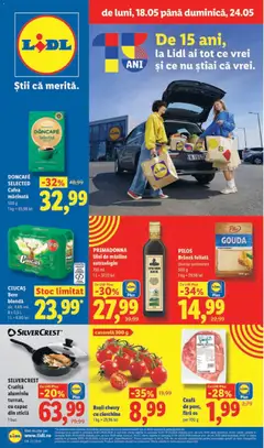 Ofertele Lidl valabile de la 18.05.2026
