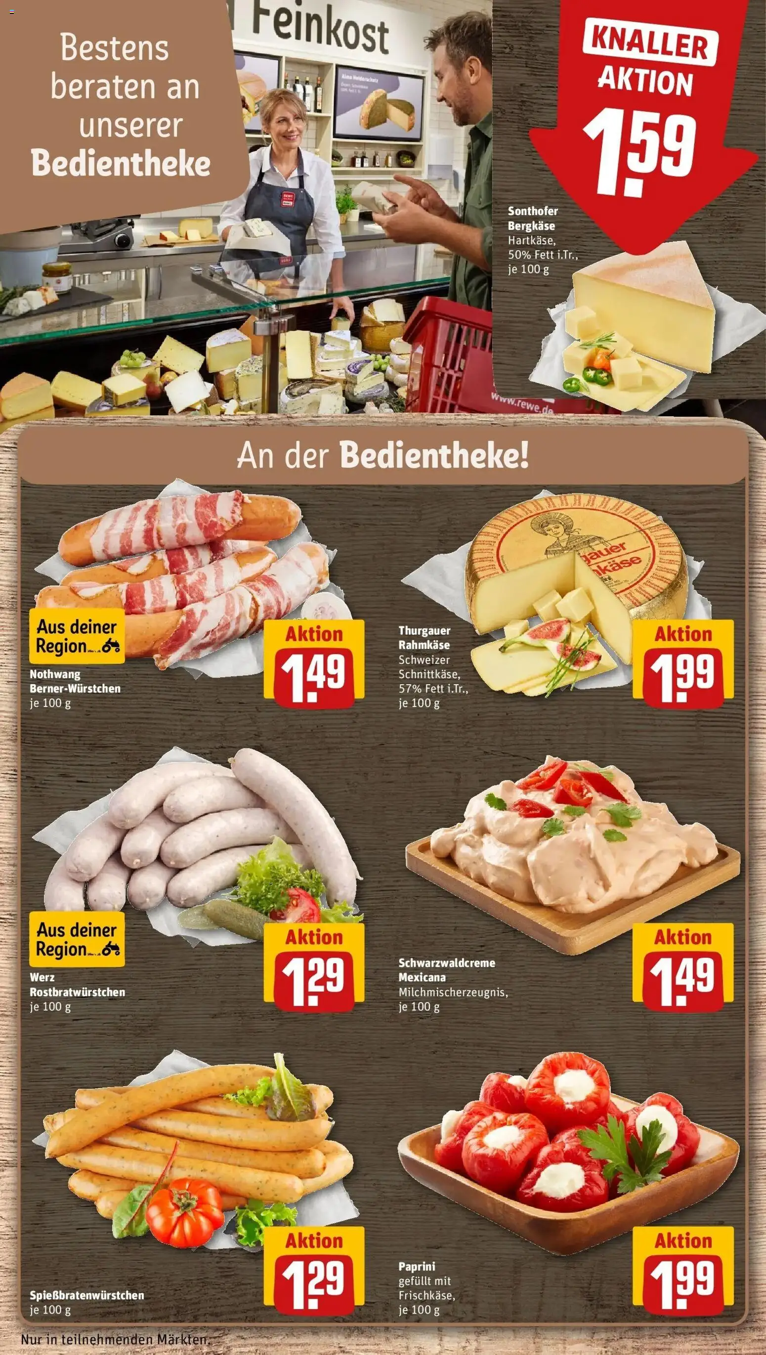 Rewe Prospekt Meckenbeuren	 – gültig ab 12.04.2026 | Seite: 9 | Produkte: Käse