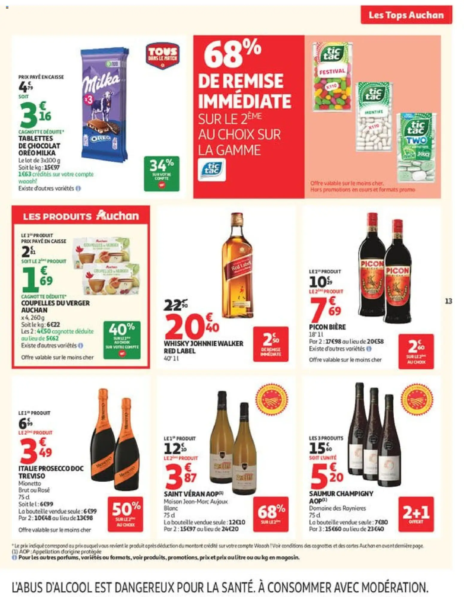 {H1} | Page: 13 | Produits: Whisky, Prosecco, Chocolat, Bière