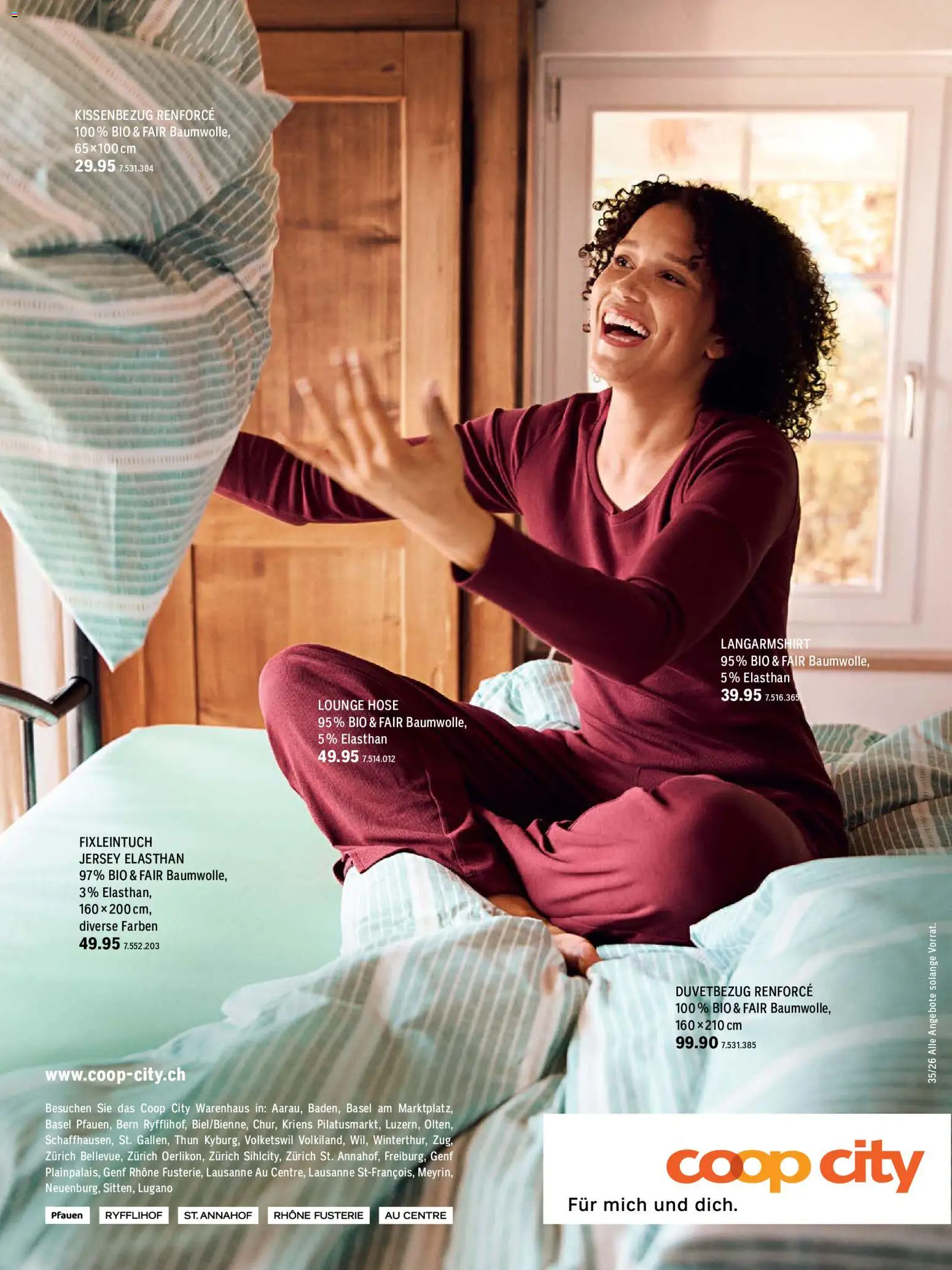 Coop City aktionen Naturaline – gültig ab 31.08.2026 | Seite: 24 | Produkte: Hose, Langarmshirt