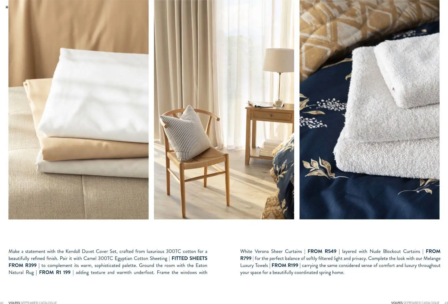 New Volpes catalogue – valid from 01/09/2026 | Page: 43 | Products: Towels, Duvet, Frame, Rug