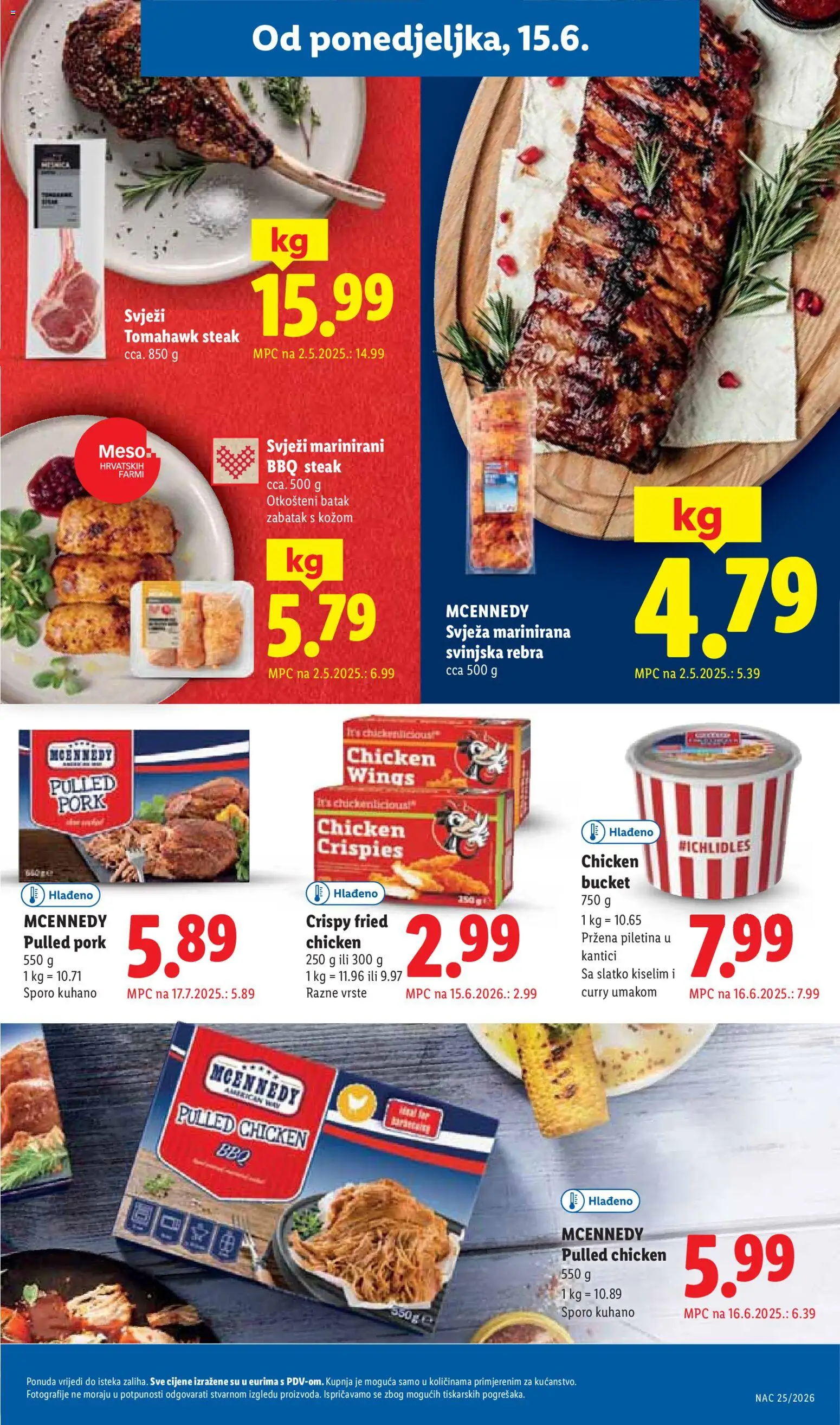 Lidl katalog | vrijedi od 15.06.2026 | Stranica: 15 | Proizvodi: Meso, Piletina, Curry