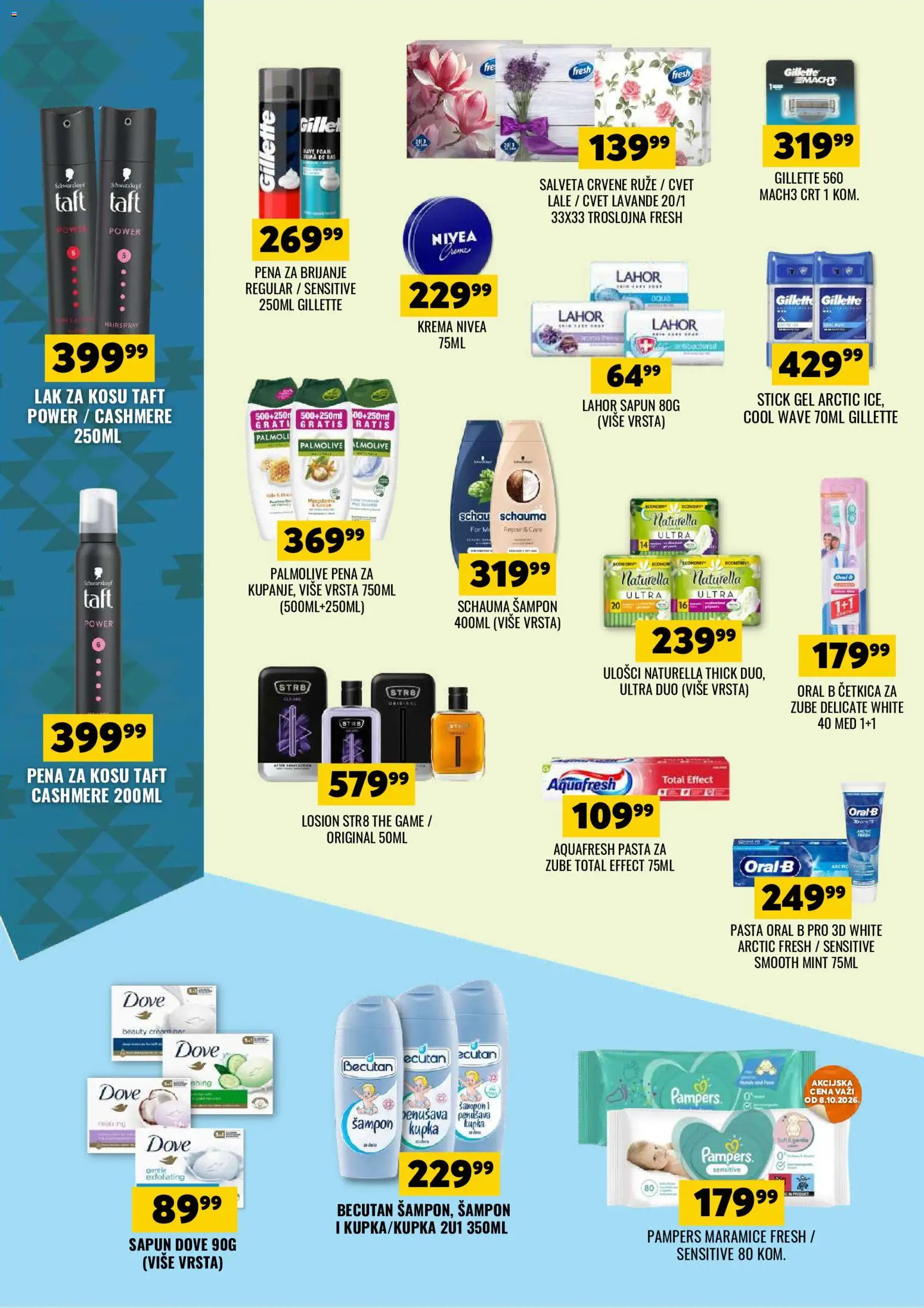 Tekijanka katalog - važi od 07.10.2026 | Strana: 14 | Proizvode: Palmolive, Pena, Pasta, Med