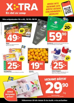 Coop X:-TRA erbjudanden - Förhandsvisning av reklamblad från butik Coop X:-TRA aktuell från 12/10/2026