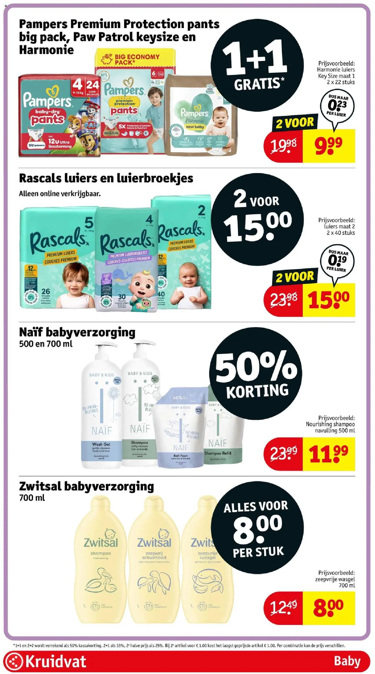 {H1} | Pagina: 71 | Producten: Wasgel, Luiers, Pampers, Gel