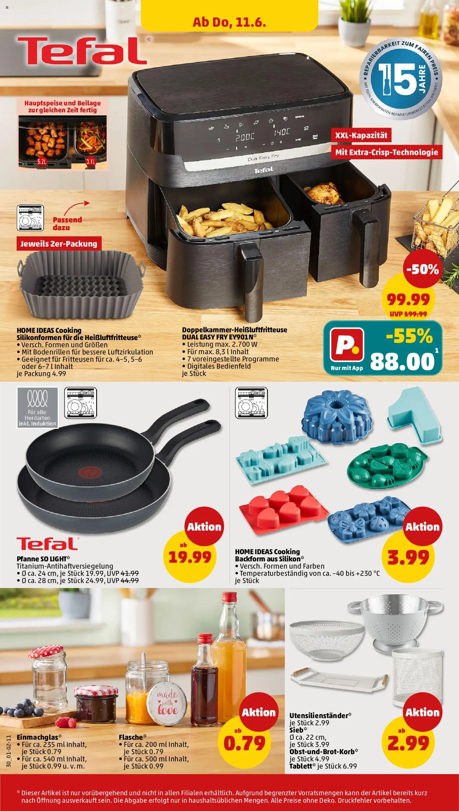 Penny Prospekt – gültig ab 08.06.2026 | Seite: 32 | Produkte: Heißluftfritteuse