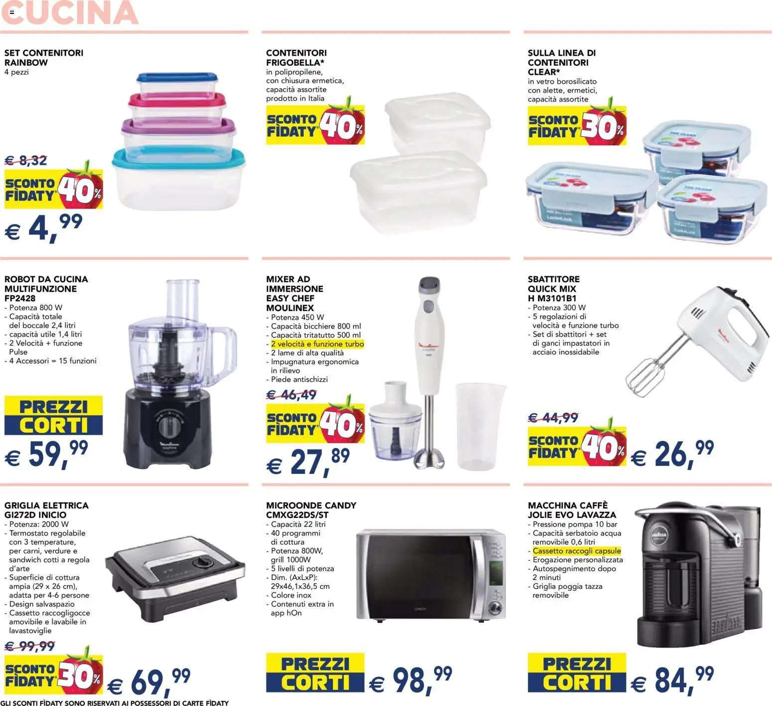 Volantino Esselunga S del 12.03.2026 | Pagina: 4 | Prodotti: Microonde, Acqua, Verdure, Lavazza