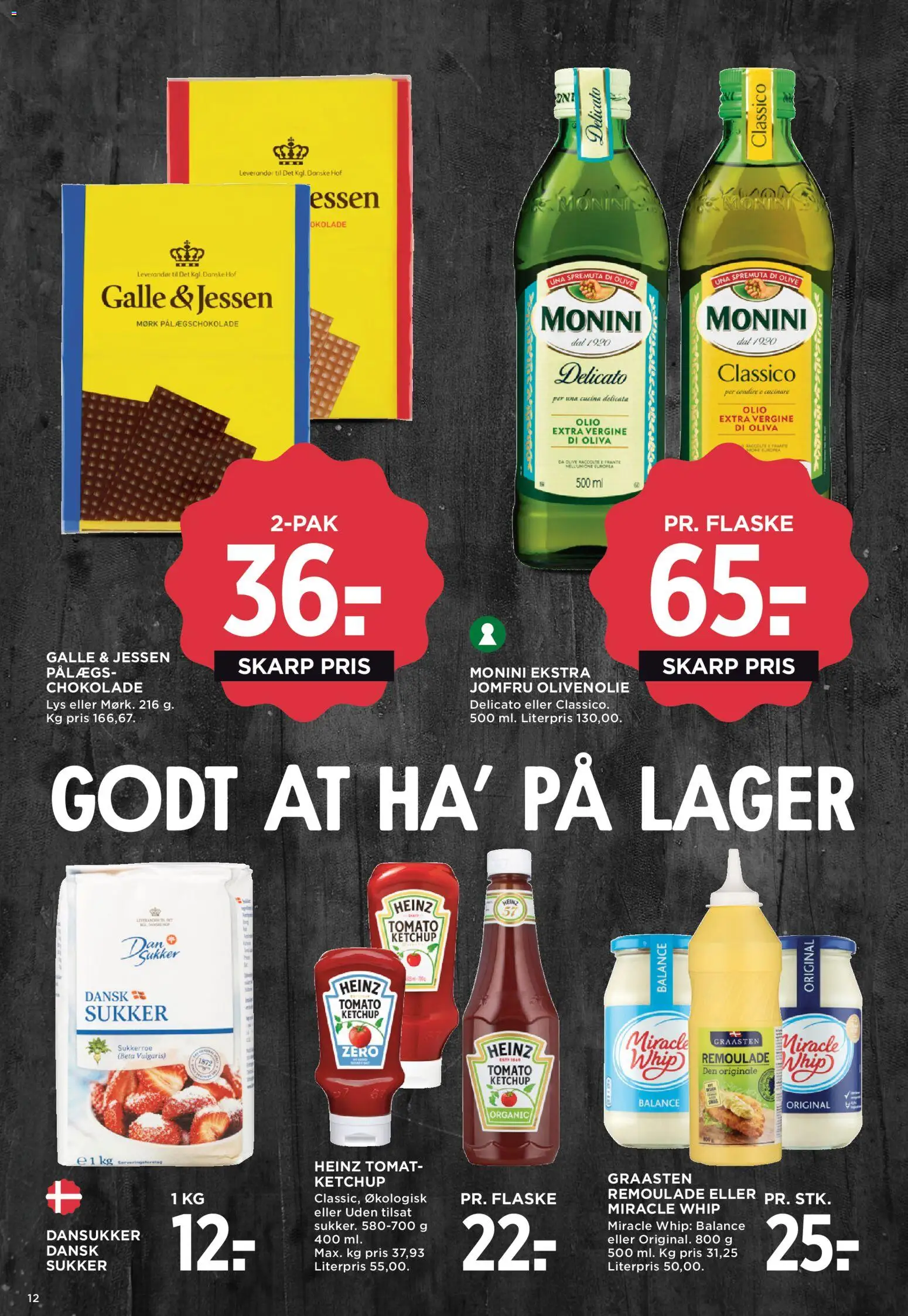 Meny tilbudsavis – gyldig fra 19.06.2026 | Side: 20 | Produkter: Chokolade, Ketchup, Sukker, Olivenolie