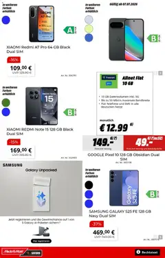 Media Markt Prospekt ab 06.07.2026 gültig | Seite: 12 | Produkte: Xiaomi, Samsung
