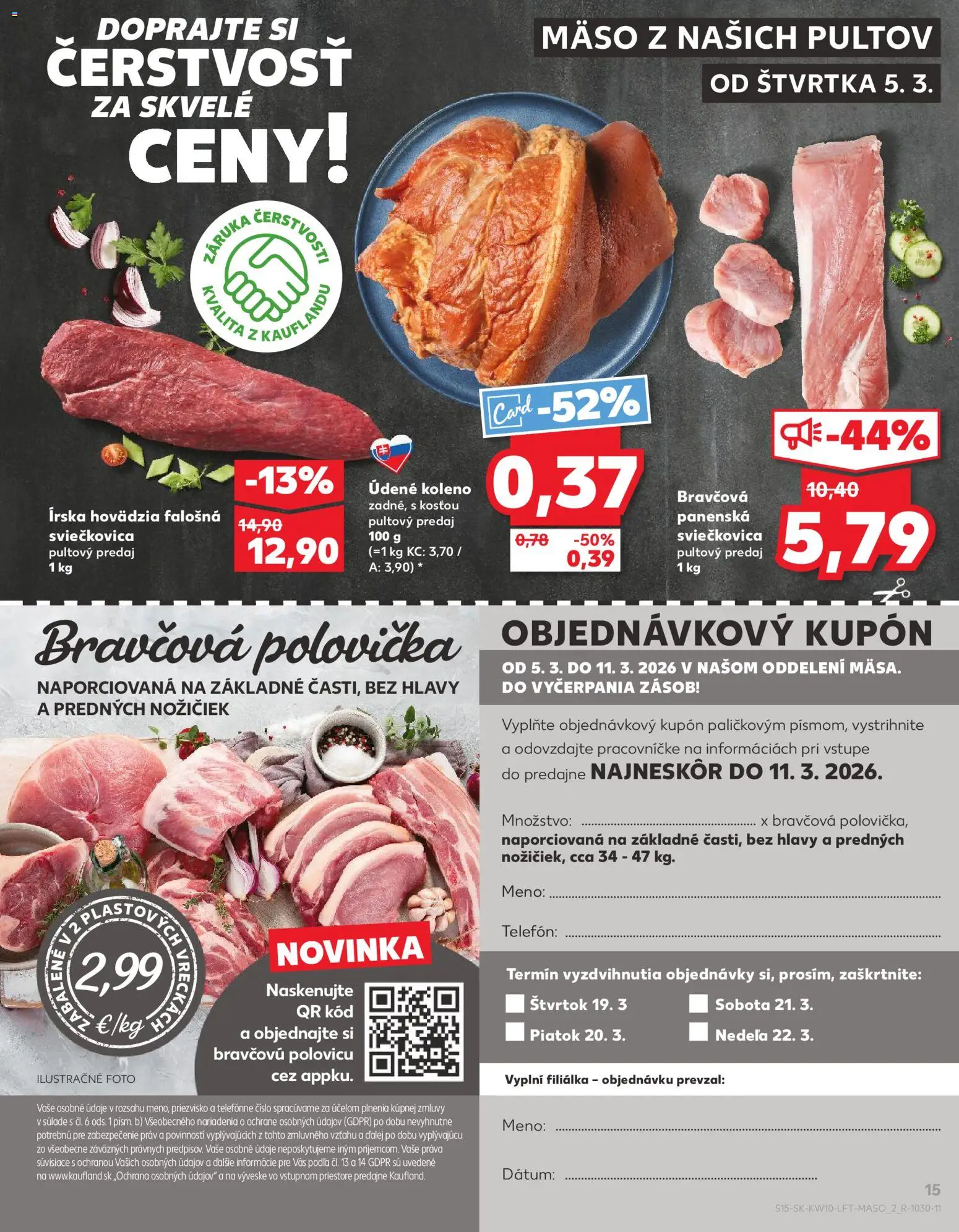 Kaufland SK akciós ujság - amely érvényes a következő dátumtól: 2026.03.05. | Oldal: 15 | Termékek: Telefon, Vas
