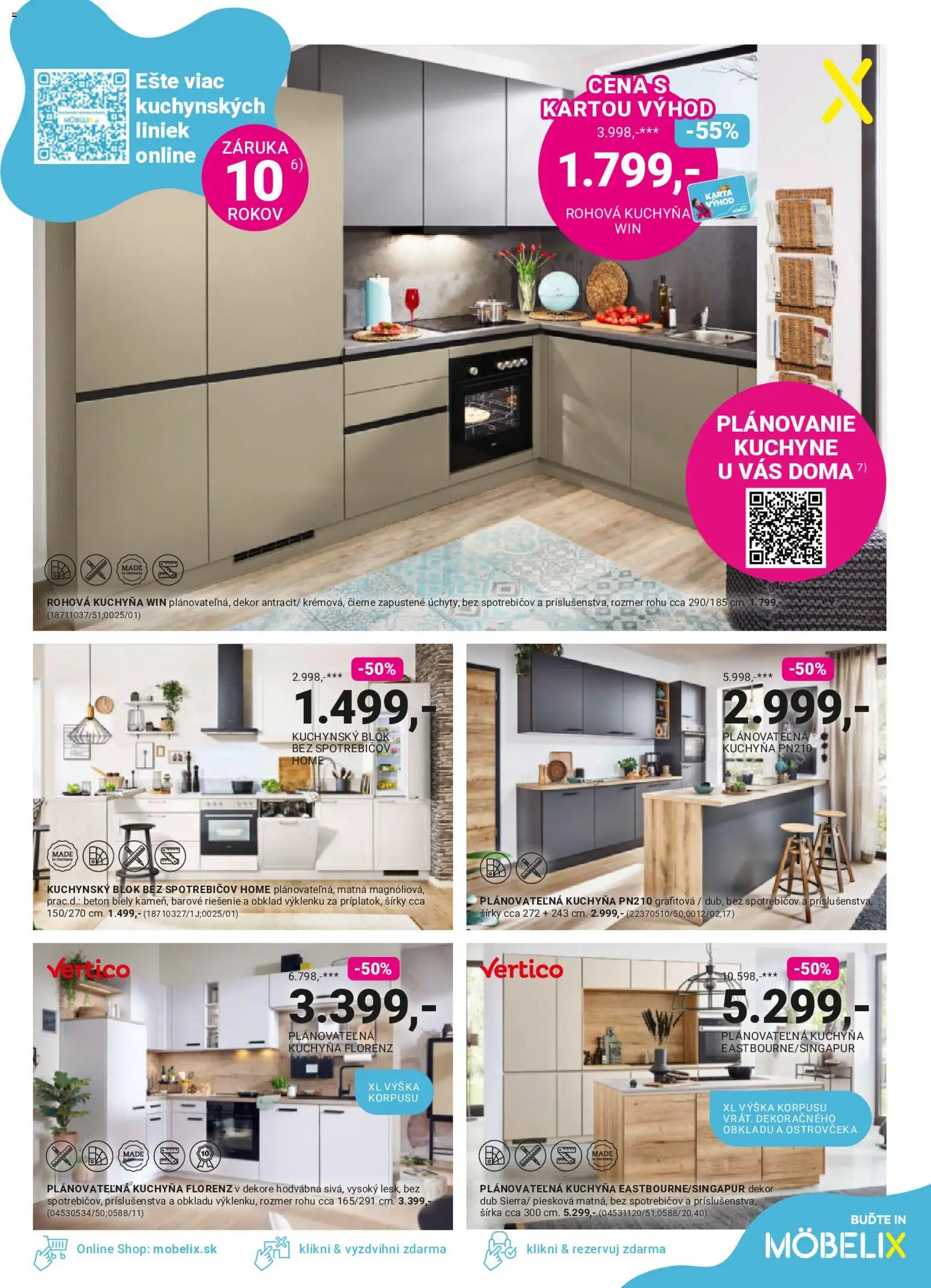 Nové Möbelix akcie – leták je platný od 12.10.2026 | Strana: 7 | Produkty: Rohová kuchyňa, Kuchyňa, Obklad