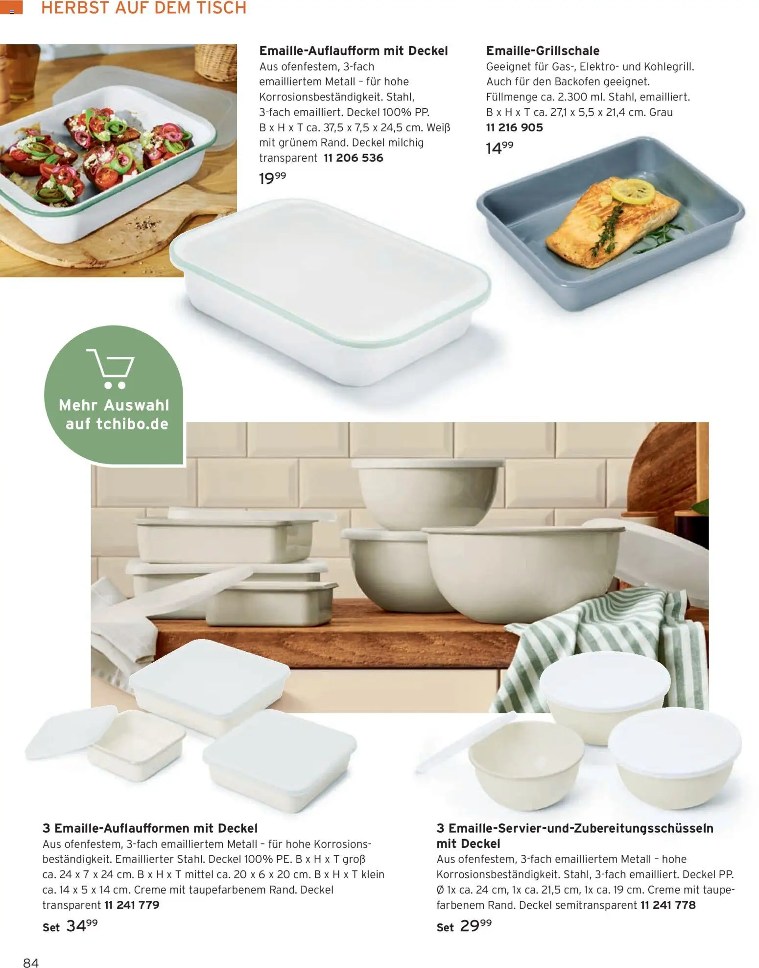Angebote Tchibo – gültig ab 08.10.2026 | Seite: 84 | Produkte: Tisch, Creme, Backofen