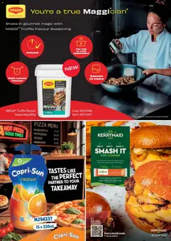 Preview of Booker Wholesale - Summer Catering News 2026 valid from 16.06.2026 | Page: 25 | Products: Burger, Pizza, Case, Orange