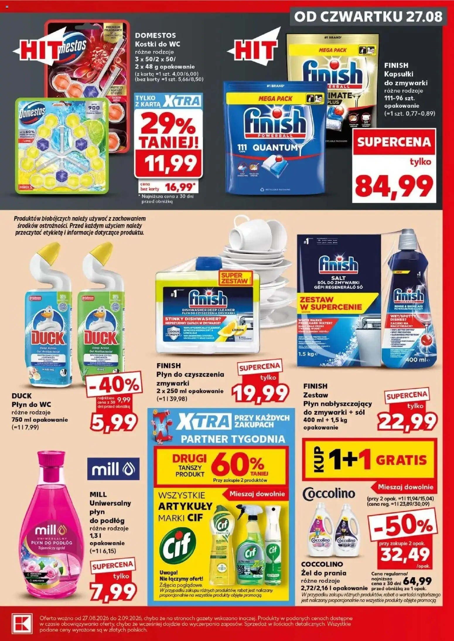 Kaufland gazetka - Super Weekend od 29.08.2026 - od jutra PDF | Strona: 25 | Produkty: Kostki do wc, Kapsułki, Cleaner, Gazety