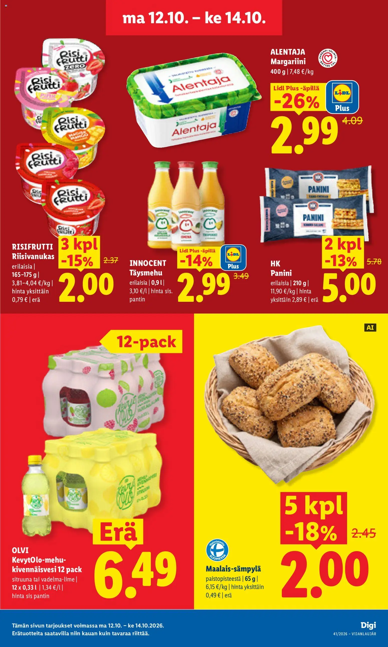 Lidl tarjoukset Kauhajoki – voimassa 12/10/2026 alkaen | Sivu: 5
