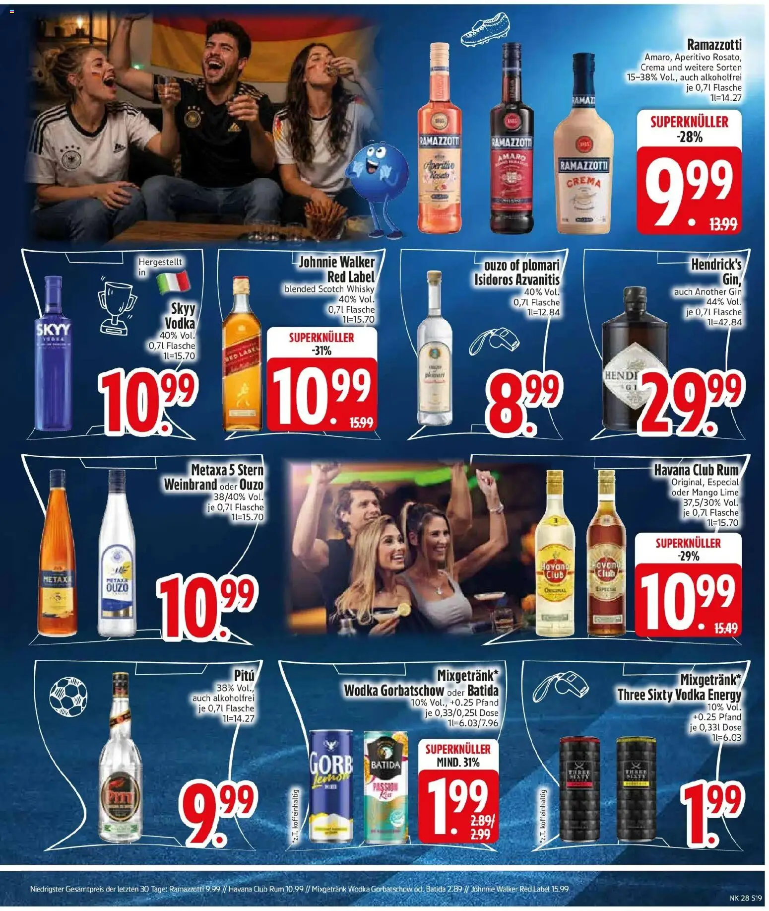 Edeka - EDEKA: Wochenangebote – gültig ab 05.07.2026 | Seite: 21 | Produkte: Rum, Metaxa, Gin, Johnnie walker