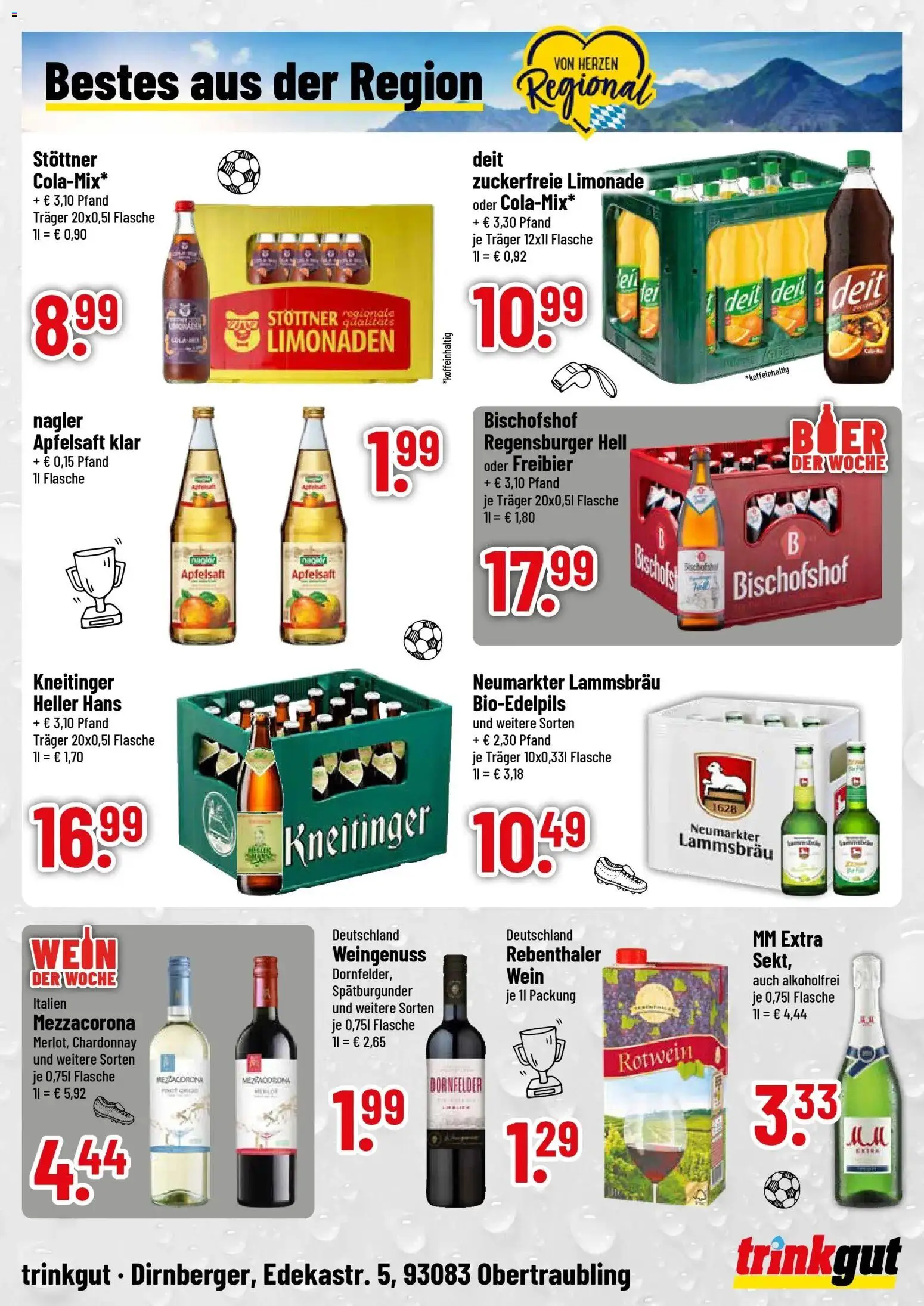 Trinkgut - trinkgut: Wochenangebote – gültig ab 28.06.2026 | Seite: 4 | Produkte: Rotwein, Limonade, Apfelsaft, Wein
