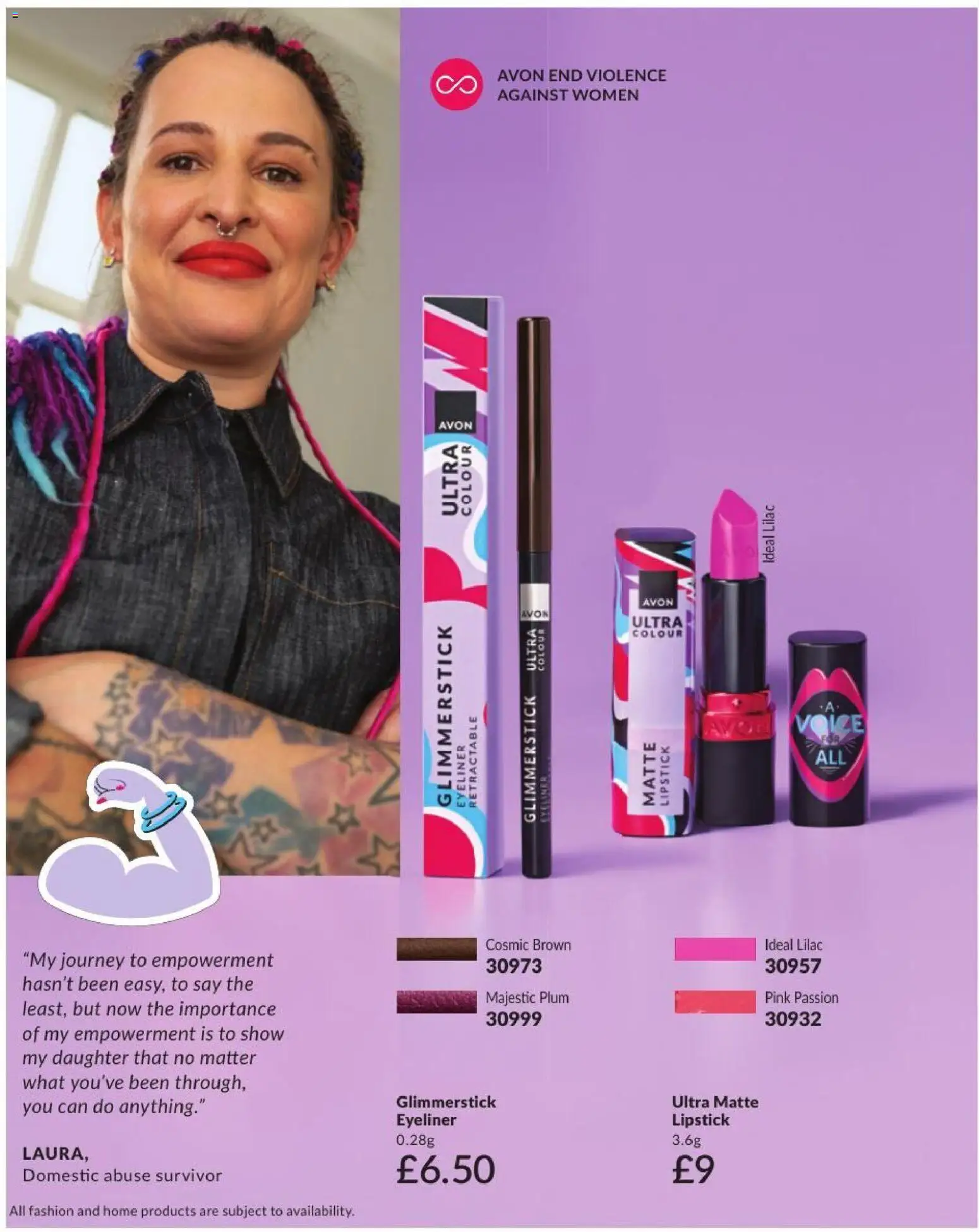 {H1} | Page: 124 | Products: Eyeliner, Lipstick