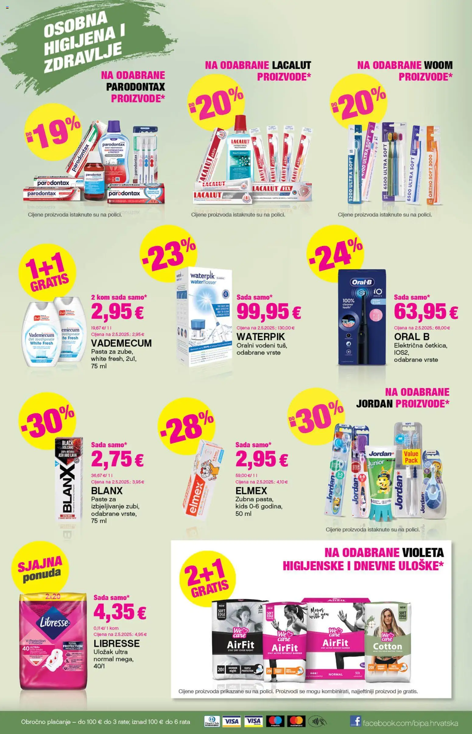 Bipa katalog | vrijedi od 29.10.2026 | Stranica: 19 | Proizvodi: Pasta, Violeta, Lacalut, Parodontax