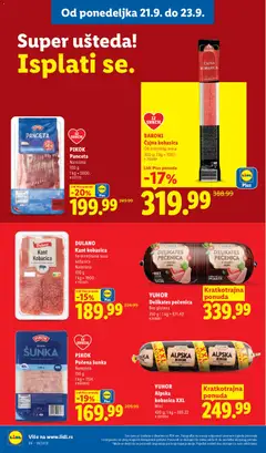 Lidl katalog - pregled Lidl kataloga - važi od 17.09.2026 | Strana: 84