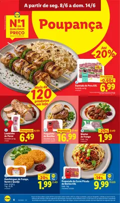 Pré-visualização Hambúrguer de Frango, Bacon e Queijo, Hambúrguer de Frango, Bacon e Queijo Emb. 2x120 g válido de 08.06.2026 | Página: 6 | Produtos: Frango, Peru, Carne picada, Queijo
