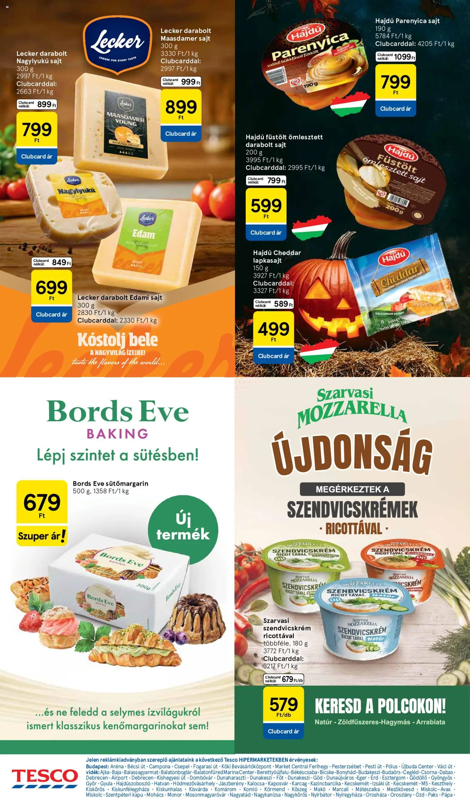 Tesco akciós ujság - amely érvényes a következő dátumtól: 2026.10.29. | Oldal: 18