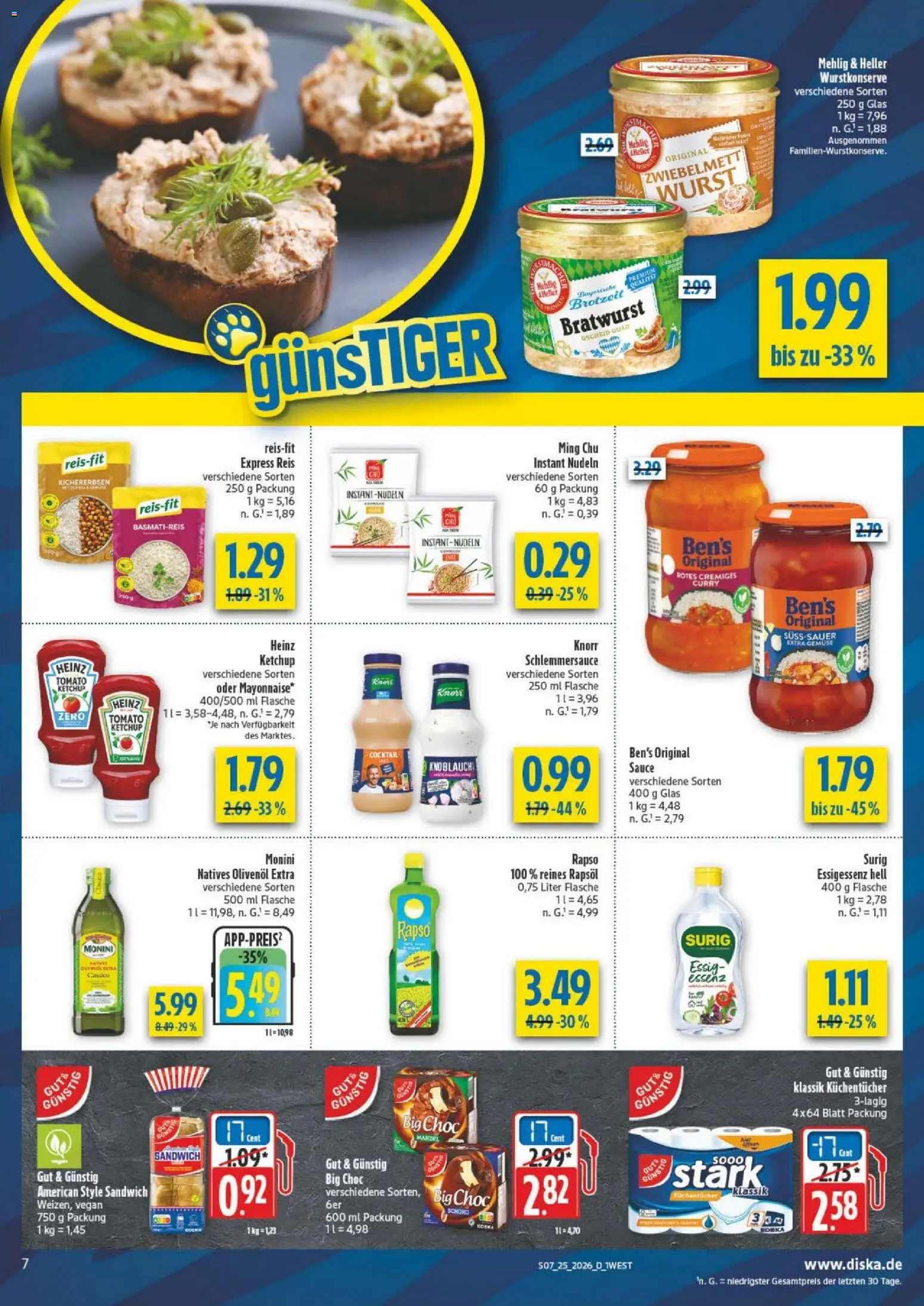 Diska - Diska Angebote Bayern KW25 – gültig ab 15.06.2026 | Seite: 11 | Produkte: Rapsöl, Olivenol, Knoblauch, Reis