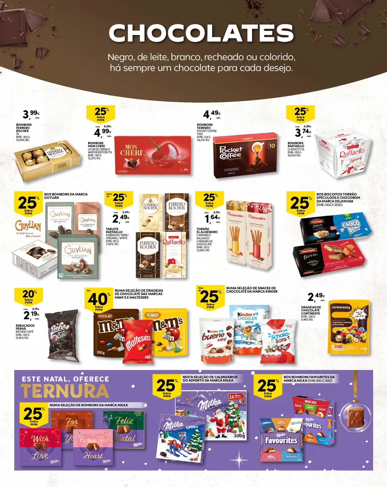 Continente folheto Madeira │ válido de 20/10/2026 | Página: 27 | Produtos: Ferrero rocher, Rebuçados, Snacks, Chocolate