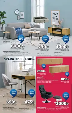 JYSK erbjudanden - Förhandsvisning av reklamblad från butik JYSK aktuell från 01.06.2026 | Sida: 22 | Produkter: Skrivbord, Bordslampa, Soffa, Fåtölj