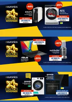 Euronics Black November - amely érvényes a következő dátumtól: 2026.10.29.